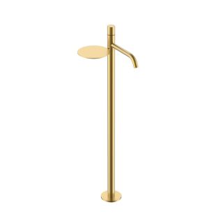 Напольный смеситель для раковины Boheme Stick Diamond 120-MG золото матовое